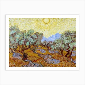 Nature Andscape Post Impressionist Art Print