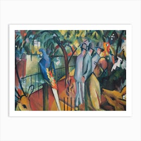 August Macke Zoological Garden I Art Print