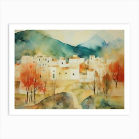 Mountain Village 16 Art Print