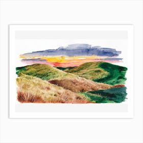 Silent Greenscape Art Print