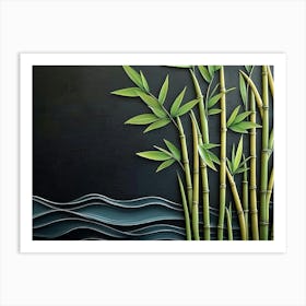 Bamboo Art Art Print