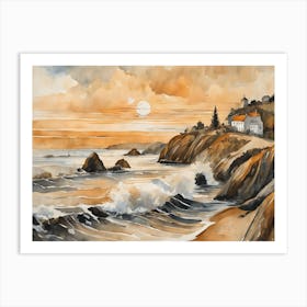 European Coastal Painting (9) Art Print