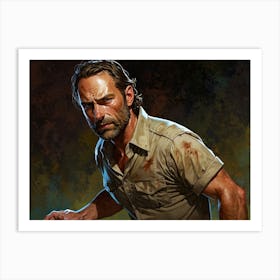 Rick Grimes Art Print