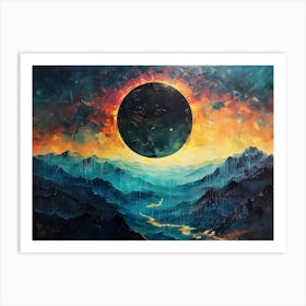 Total Solar Eclipse 3 Art Print