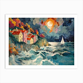 House By The Sea Art Print