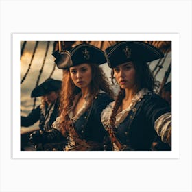 Pirate women 4 Art Print