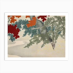 Maple From Momoyogusa –Flowers Of A Hundred Generations, Kamisaka Sekka Art Print
