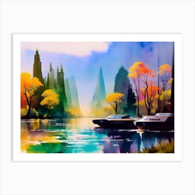 Of A River Art Print