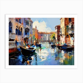 Bright Day In Venice Art Print