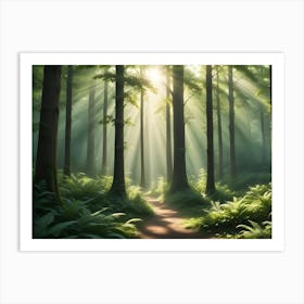 Forest Path 2 Art Print