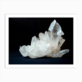 Clear quartz Art Print