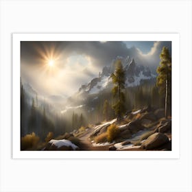 Mountain Mist Art Print