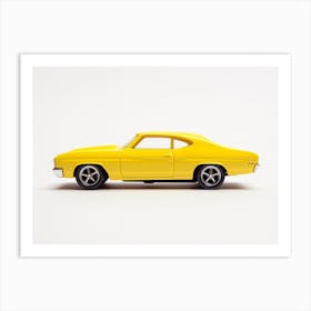 Toy Car 70 Chevelle Ss Yellow Art Print