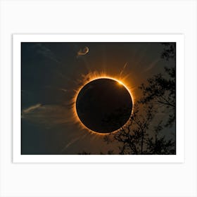 Solar Eclipse Art Print