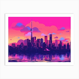 Toronto Skyline 2 Art Print
