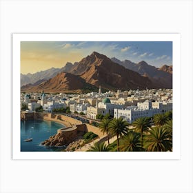 Muscat City 4 Art Print