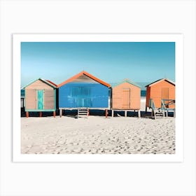 Beach Huts 9 Art Print