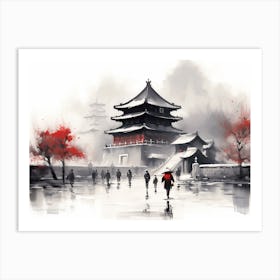 Beijing, Chinese Painting 1 Art Print