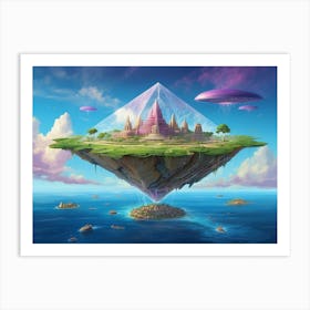 Floating Island Art Print