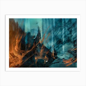 Fire And Ice Art Print