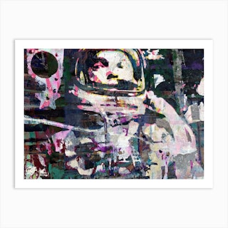 Astronaut John Glenn Nasa Art Print