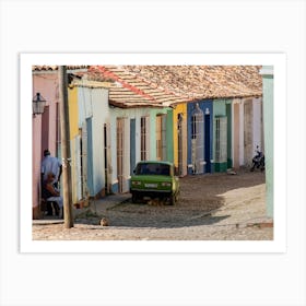 Colourful Streets In Trinidad, Cuba Art Print