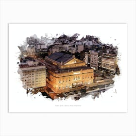 Teatro Colón, Buenos Aires, Argentina Art Print