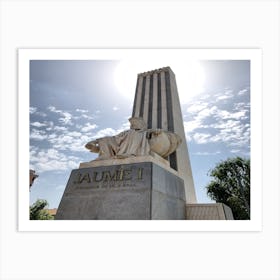 Statue Of Jaume I Art Print