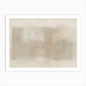 Beige neutral textured abstract Art Print