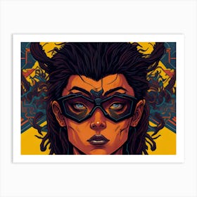  Retro Comic Style Artwork Art Print