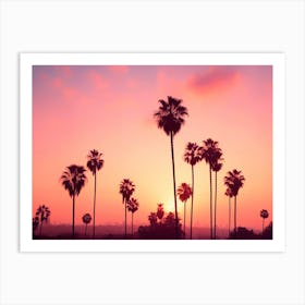 California Dreaming - Los Angeles Lights Art Print