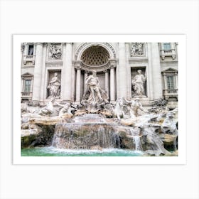 Trevi Fountain Rome Italy (Rome Series) Art Print