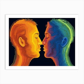 Rainbow Love 6 Art Print