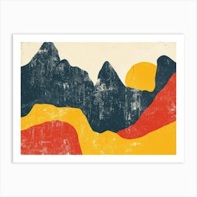 Mountains 1 Art Print