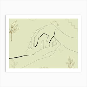 Hands Of Love Art Print