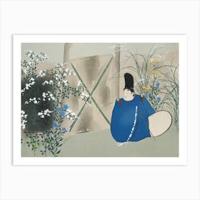 Garden From Momoyogusa –Flowers Of A Hundred Generations (1909), Kamisaka Sekka Art Print