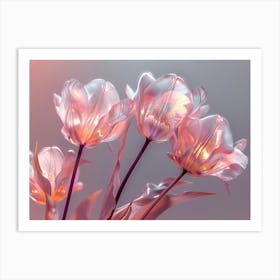 Tulips artwork 006 Art Print