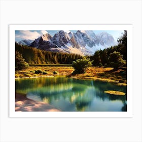 Mountain Lake 1 Art Print