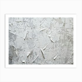 Abstract Vintage Wallpaper Texture Featuring A Closeup Of Crumpled Retro Paper Sheets Interwoven Wi (5) Art Print