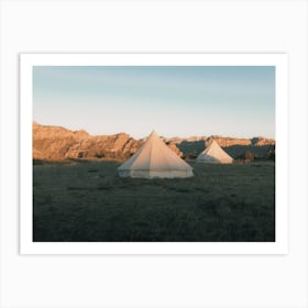 Desert Camping Art Print
