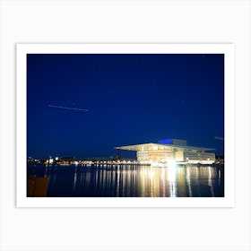 Copenhagen Opera House At Night Art Print