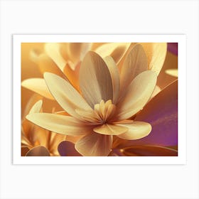 Magnolia Flowers 4 Art Print