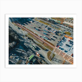 Aerial View Of A City Print Art Print