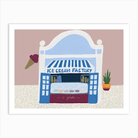 Ice Cream Factory Art Print