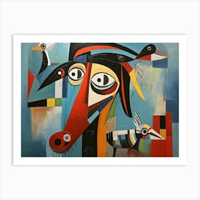 Modern Dog 6 Art Print