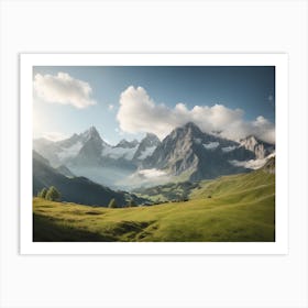 Swiss Alps 1 Art Print