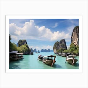 Thailand landscape 1 Art Print