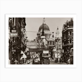 London Street Scene 2 Art Print