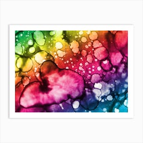 Alcohol Ink Color Abstraction 2 Art Print