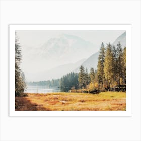 Warm Summer Lake Art Print